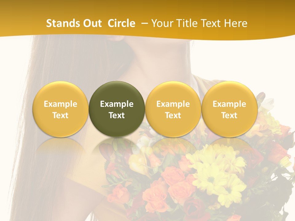 Flora Expression Yellow PowerPoint Template