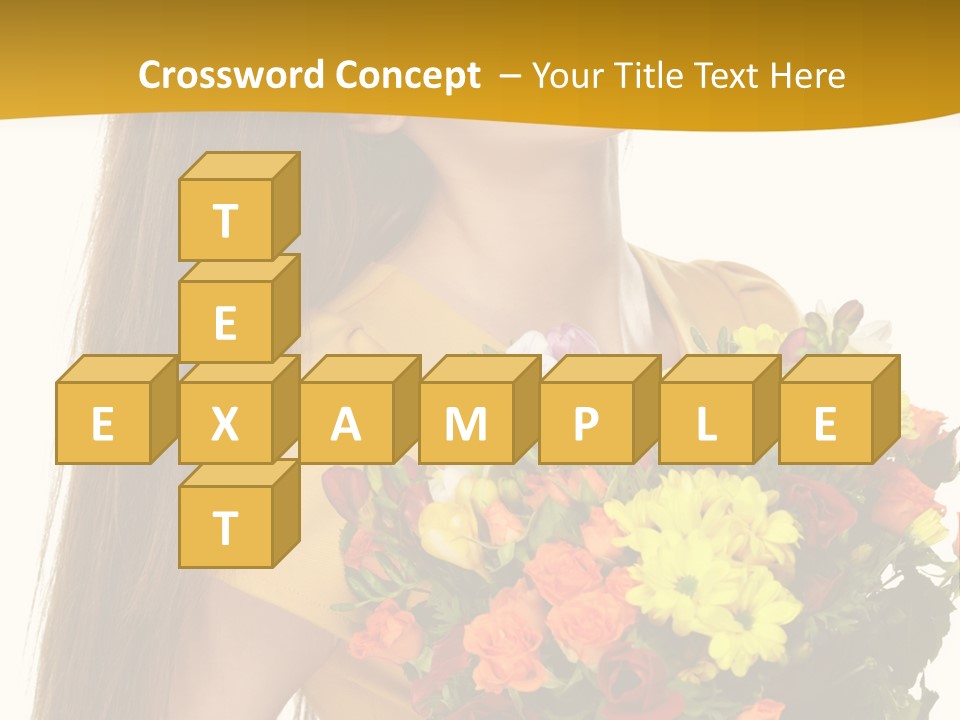 Flora Expression Yellow PowerPoint Template