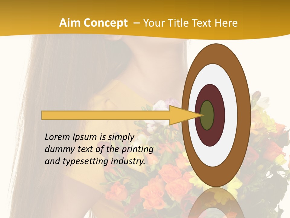 Flora Expression Yellow PowerPoint Template