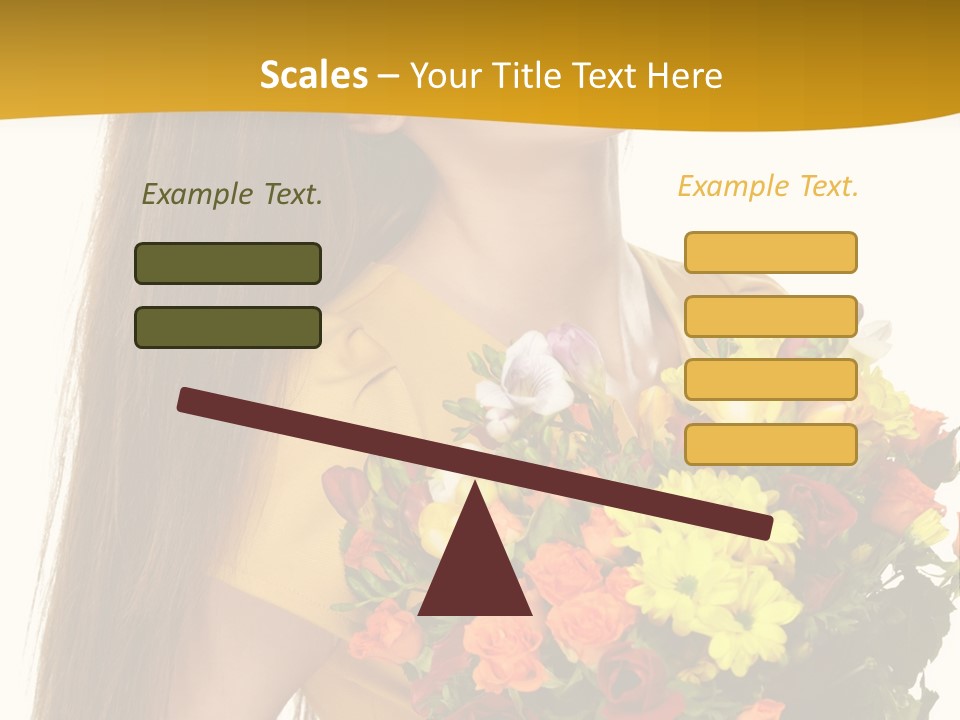 Flora Expression Yellow PowerPoint Template
