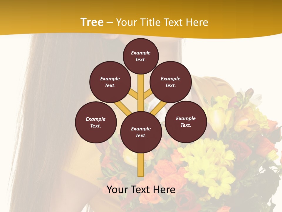 Flora Expression Yellow PowerPoint Template