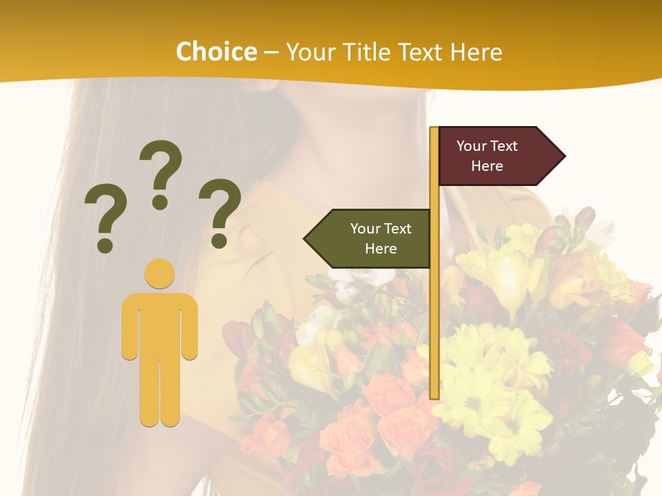 Flora Expression Yellow PowerPoint Template