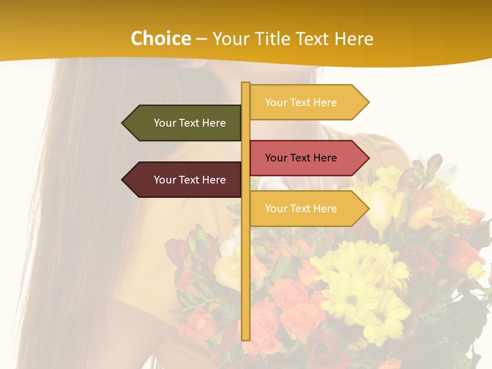 Flora Expression Yellow PowerPoint Template