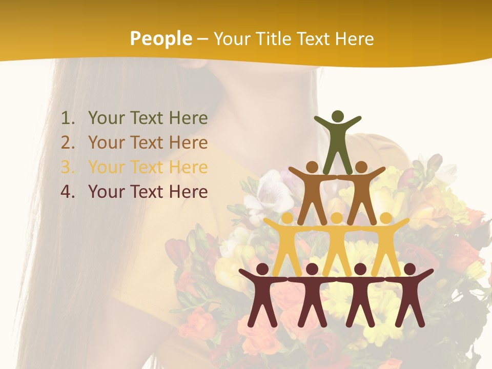 Flora Expression Yellow PowerPoint Template