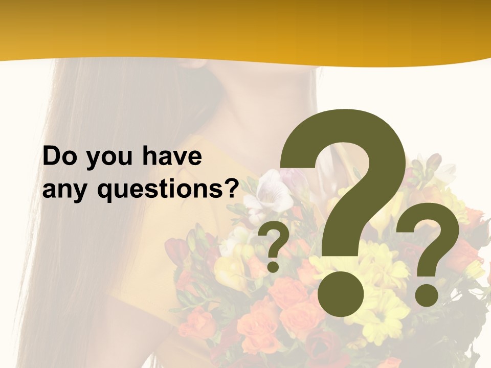 Flora Expression Yellow PowerPoint Template