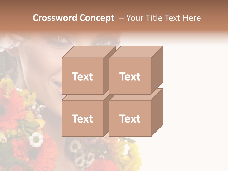 Spring Look Female PowerPoint Template