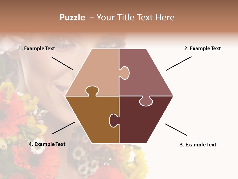 Spring Look Female PowerPoint Template