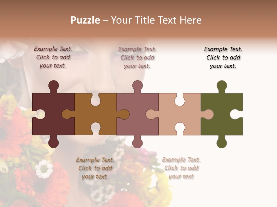 Spring Look Female PowerPoint Template