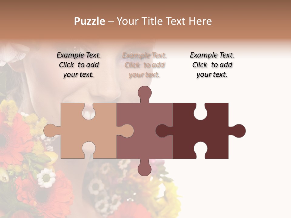 Spring Look Female PowerPoint Template