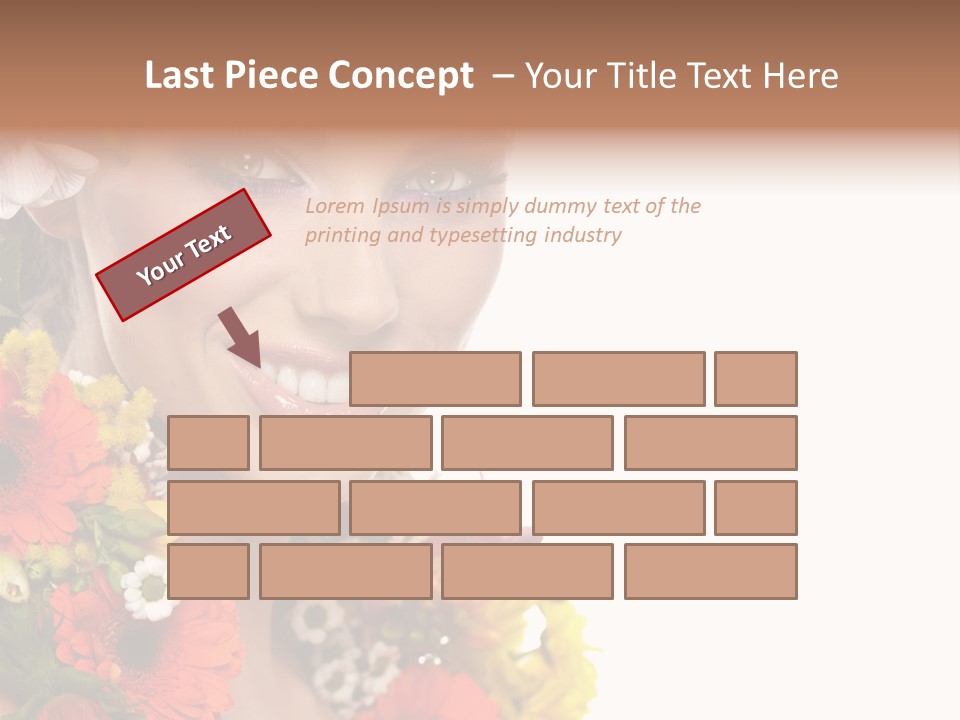 Spring Look Female PowerPoint Template