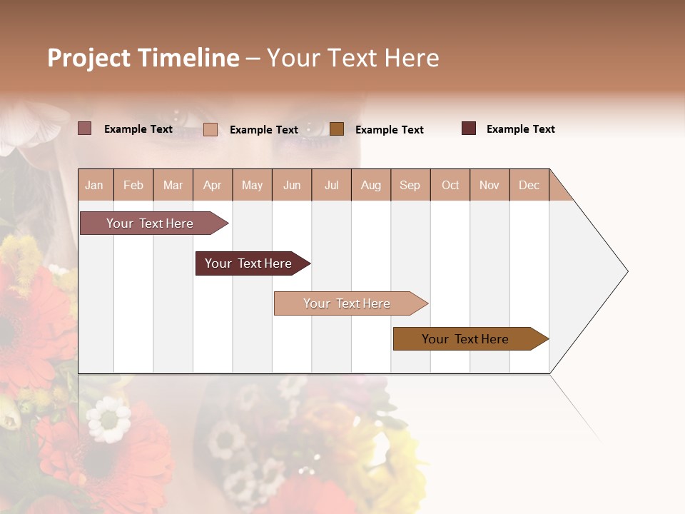 Spring Look Female PowerPoint Template