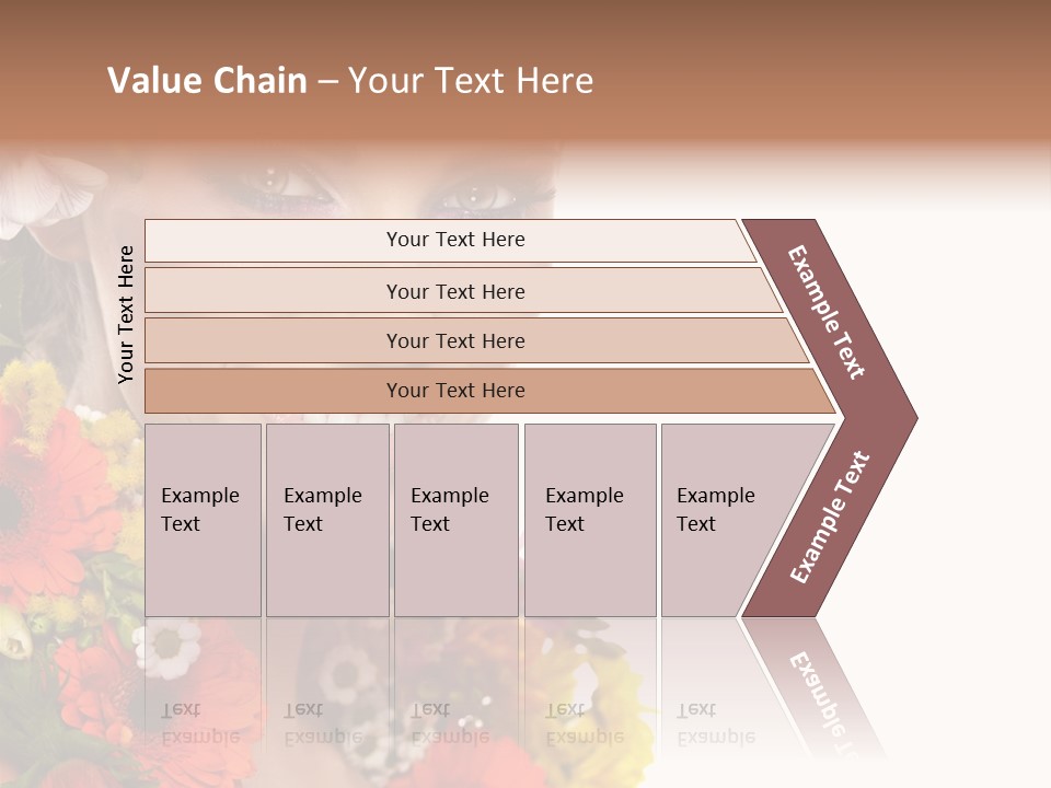 Spring Look Female PowerPoint Template