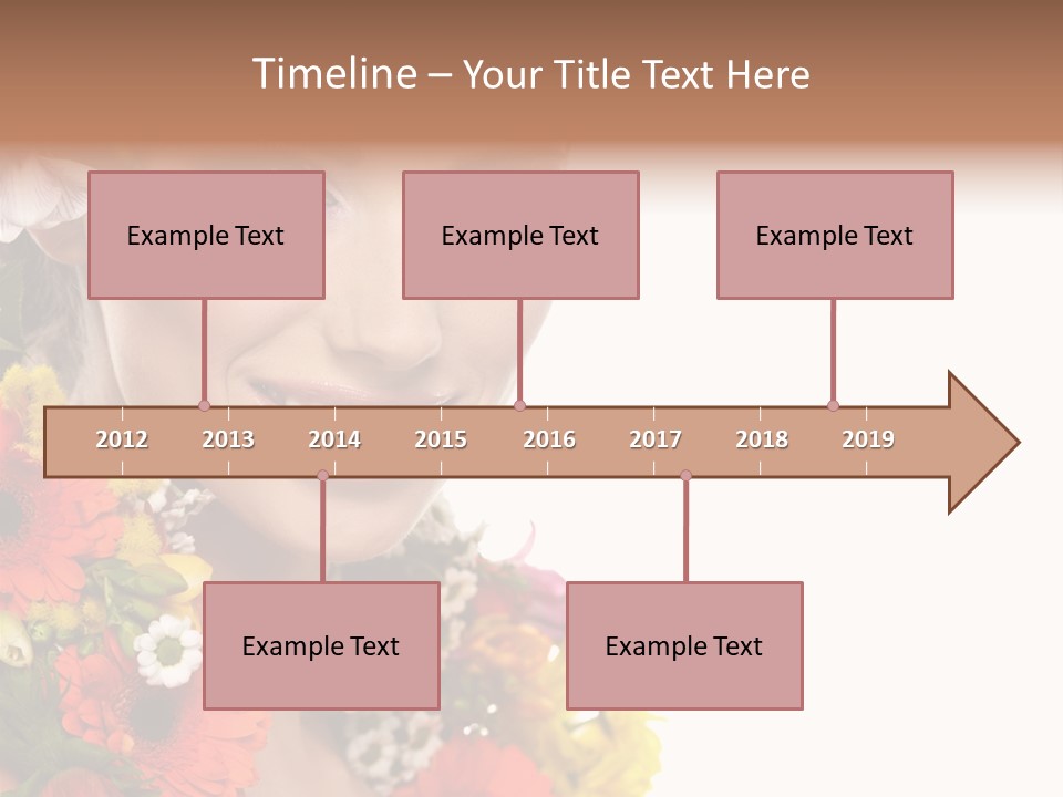 Spring Look Female PowerPoint Template