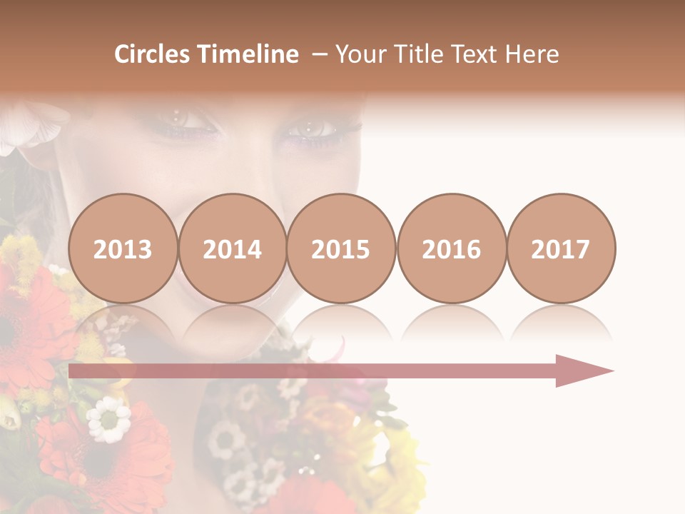 Spring Look Female PowerPoint Template