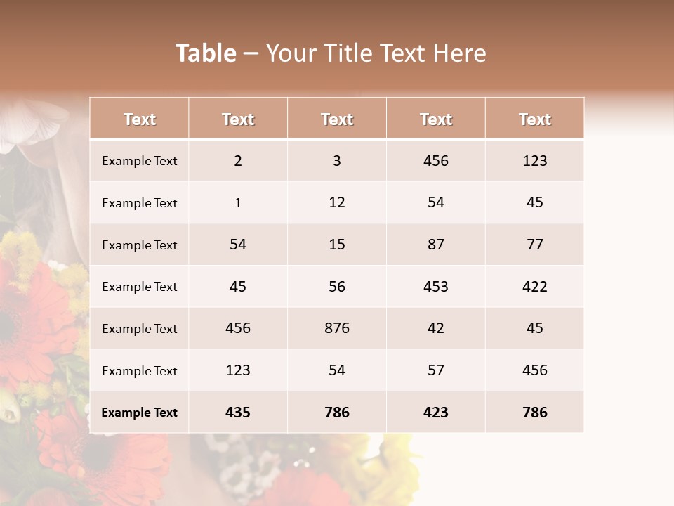 Spring Look Female PowerPoint Template