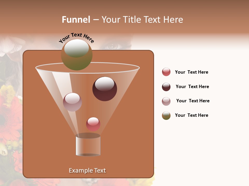 Spring Look Female PowerPoint Template