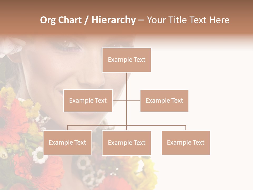 Spring Look Female PowerPoint Template