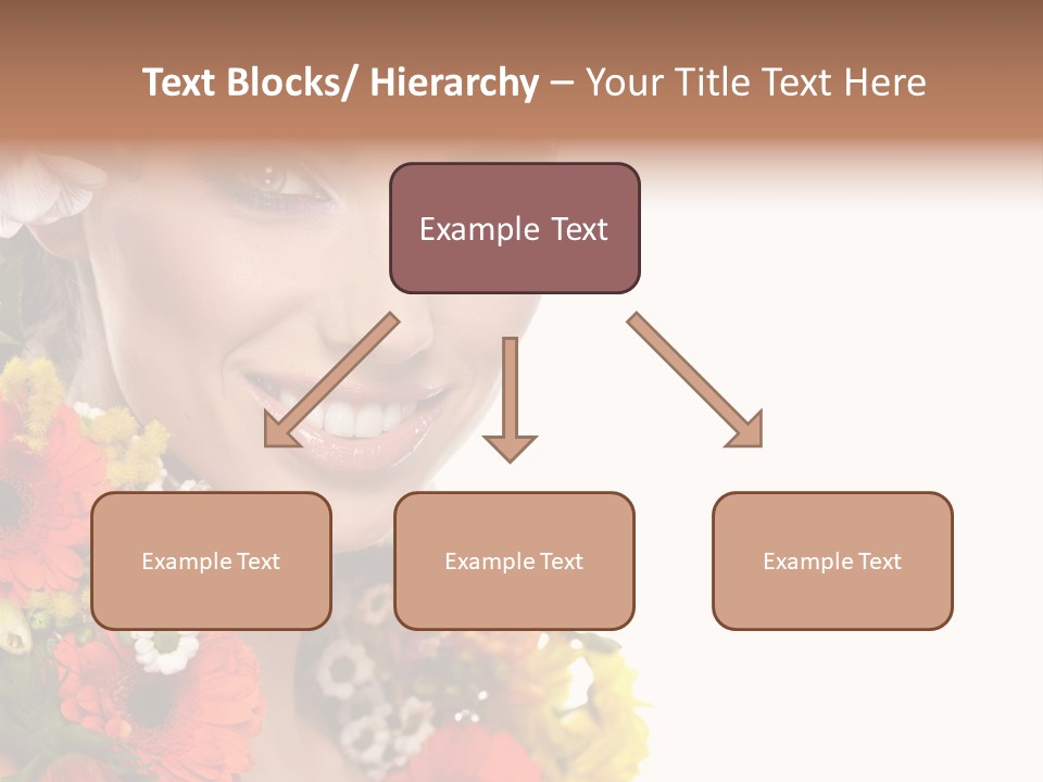 Spring Look Female PowerPoint Template