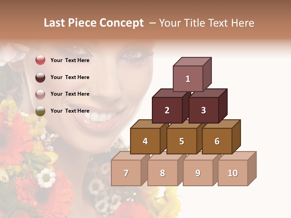 Spring Look Female PowerPoint Template