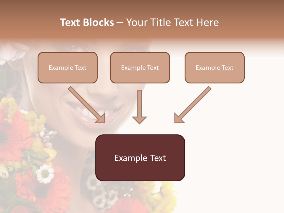 Spring Look Female PowerPoint Template
