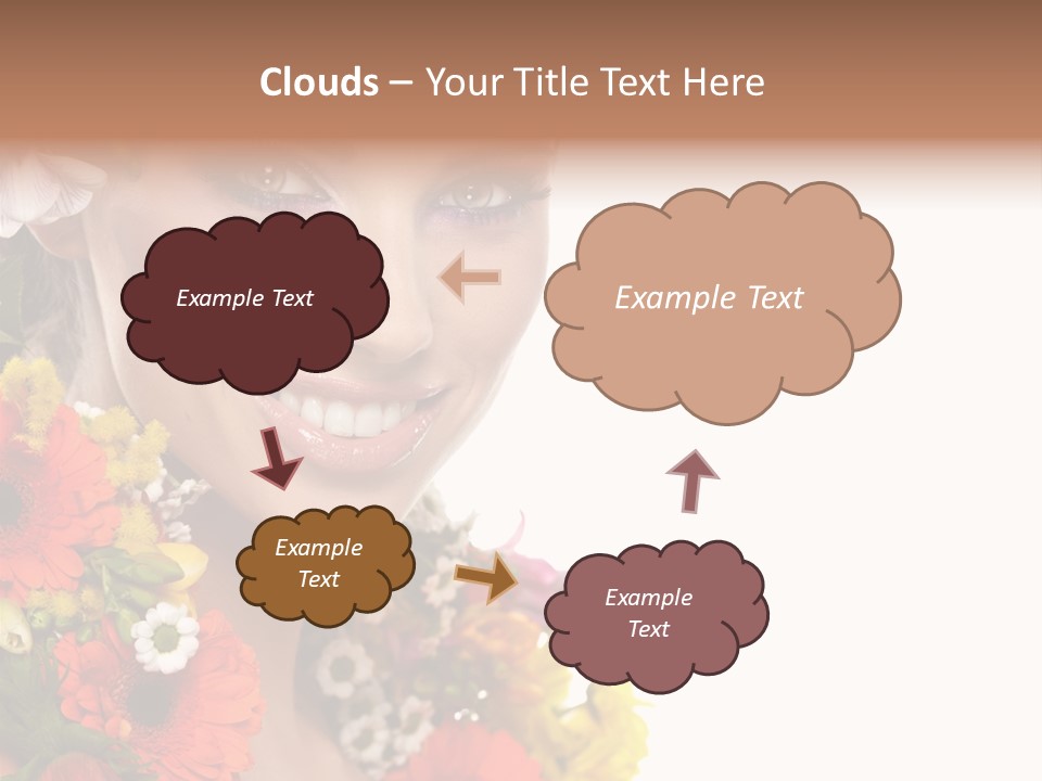 Spring Look Female PowerPoint Template