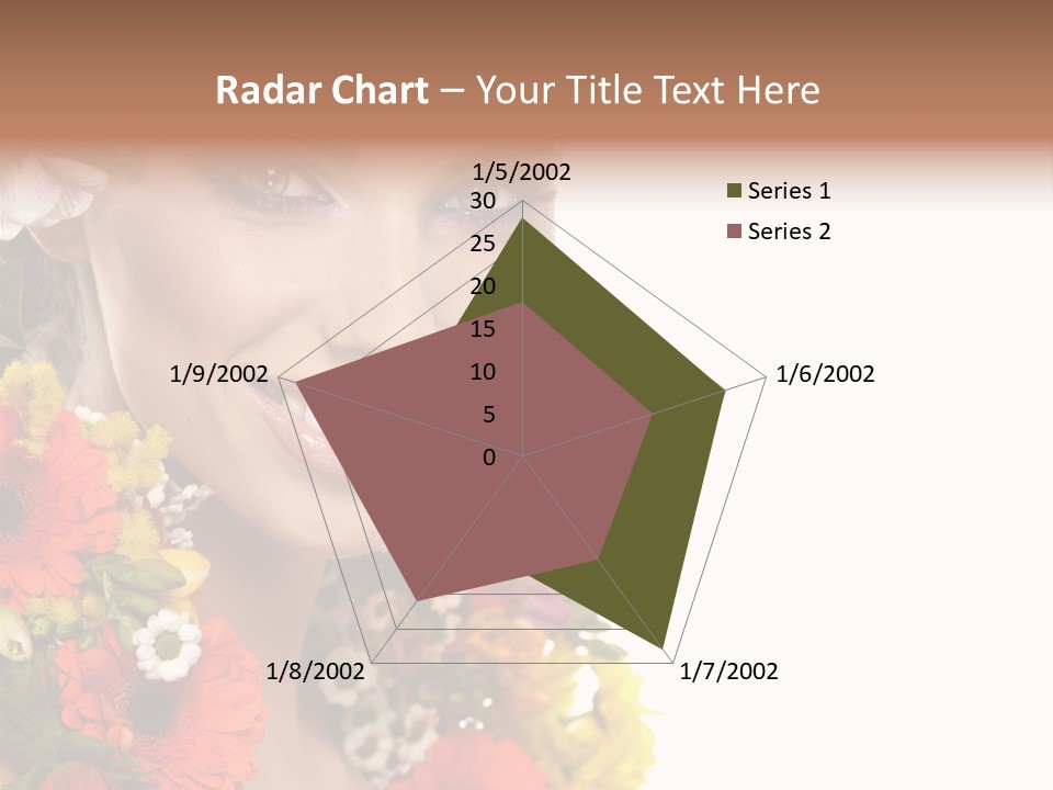 Spring Look Female PowerPoint Template