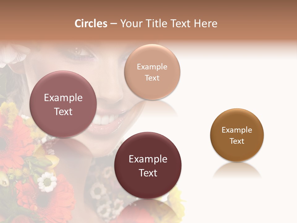 Spring Look Female PowerPoint Template