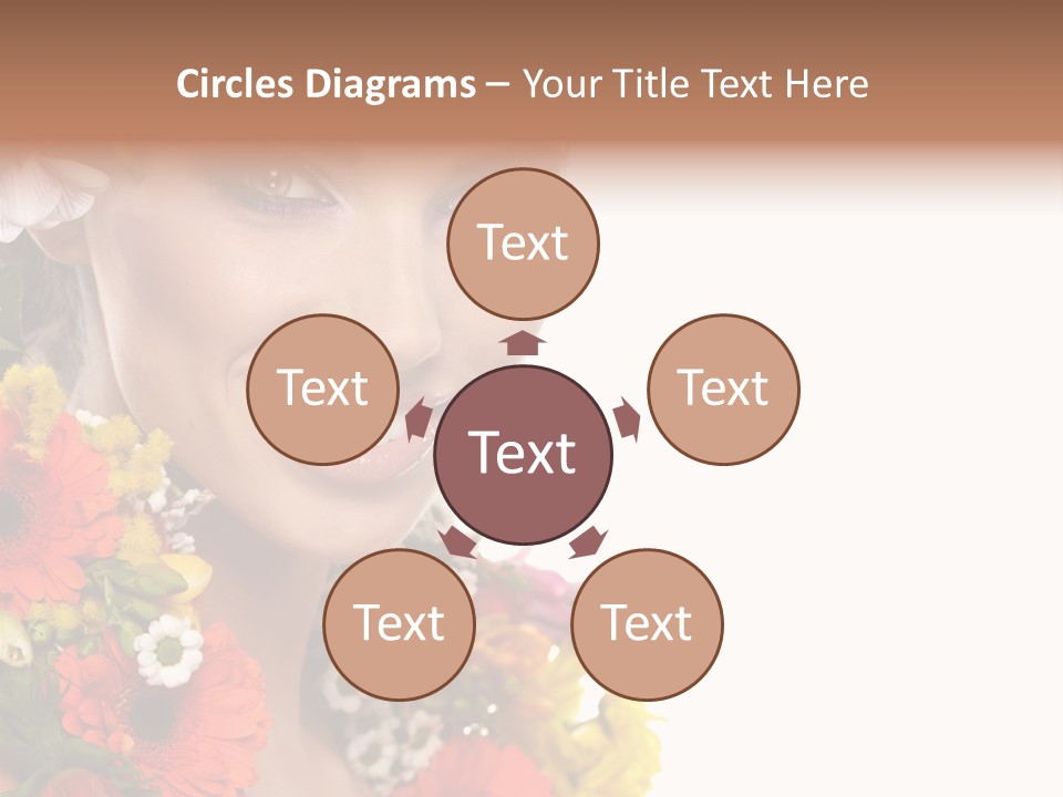 Spring Look Female PowerPoint Template