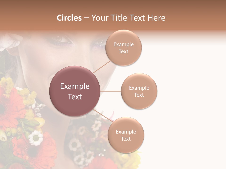 Spring Look Female PowerPoint Template