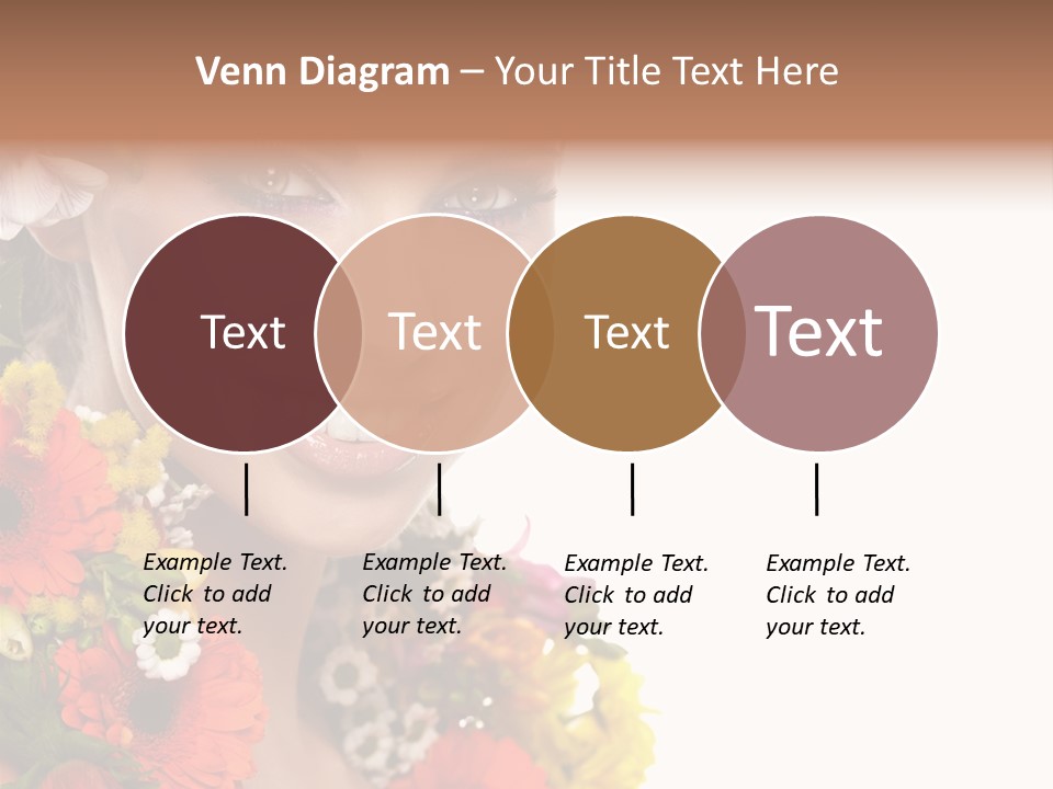 Spring Look Female PowerPoint Template