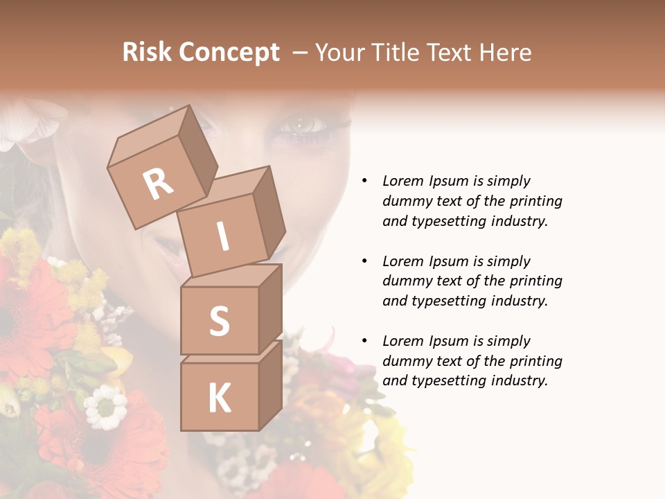 Spring Look Female PowerPoint Template