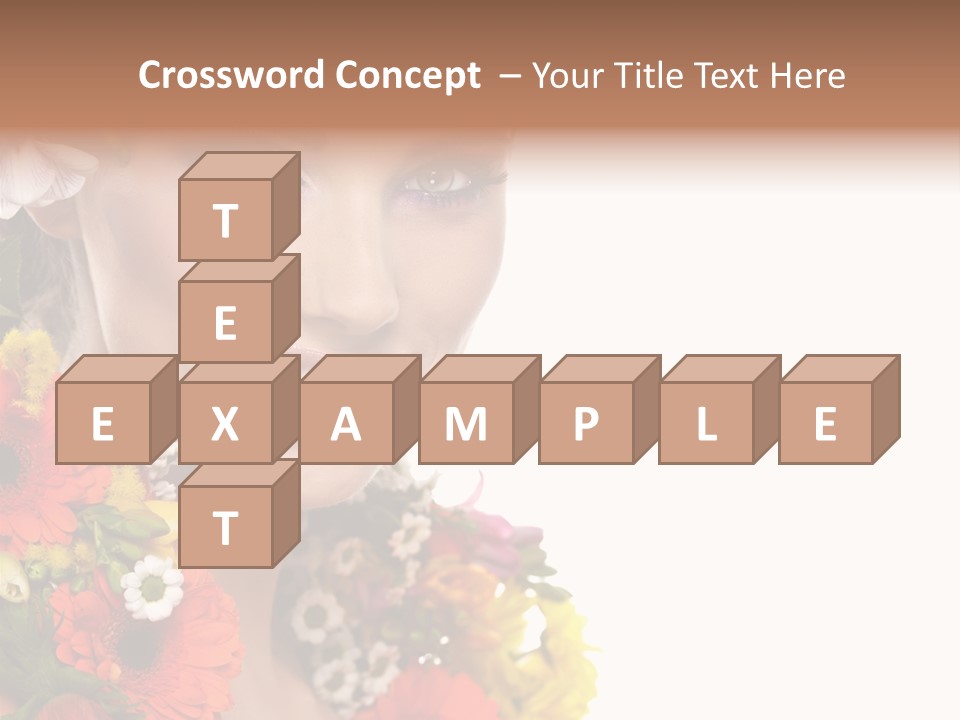 Spring Look Female PowerPoint Template