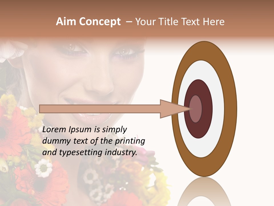 Spring Look Female PowerPoint Template