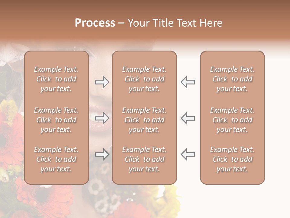 Spring Look Female PowerPoint Template