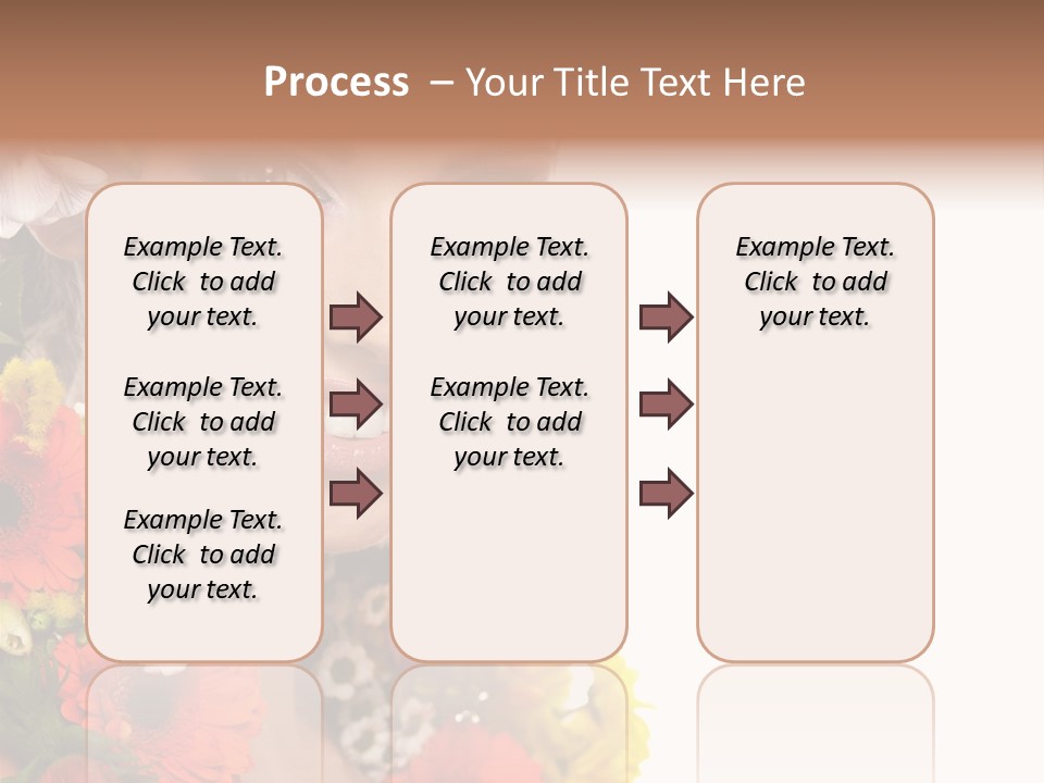 Spring Look Female PowerPoint Template