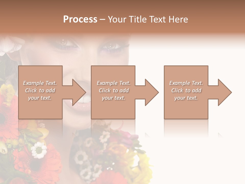 Spring Look Female PowerPoint Template