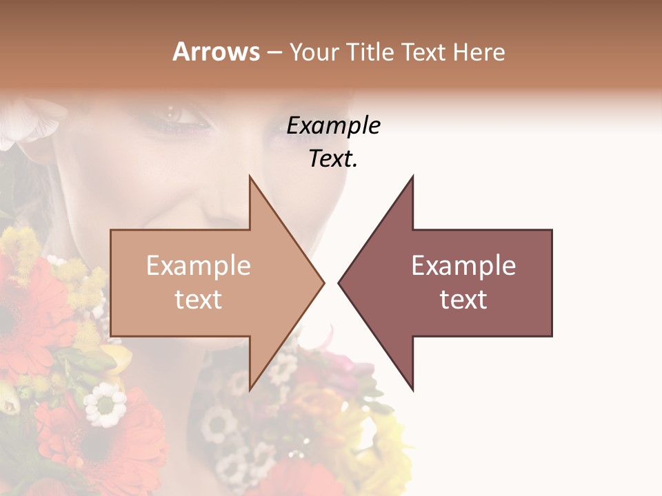 Spring Look Female PowerPoint Template