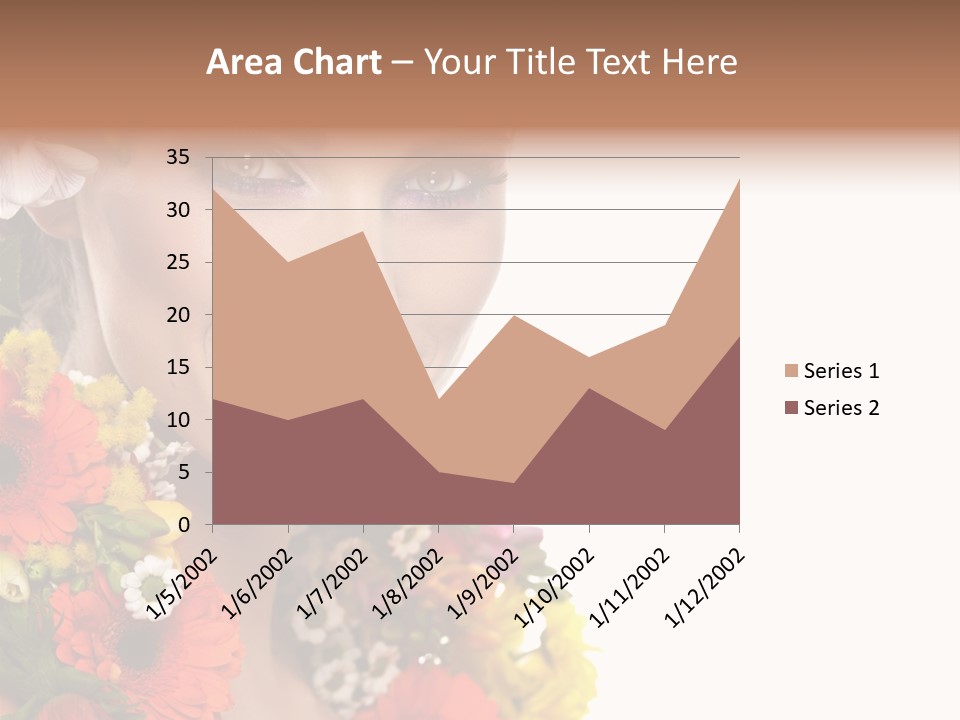 Spring Look Female PowerPoint Template