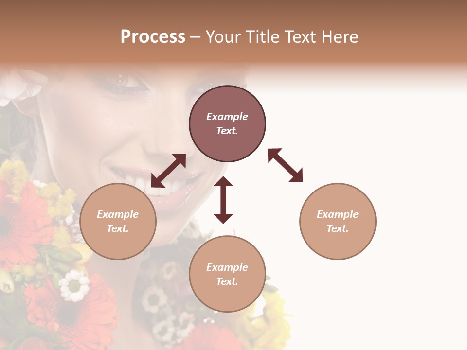 Spring Look Female PowerPoint Template