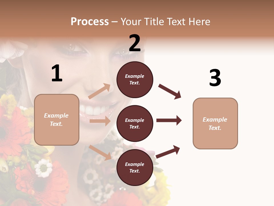 Spring Look Female PowerPoint Template