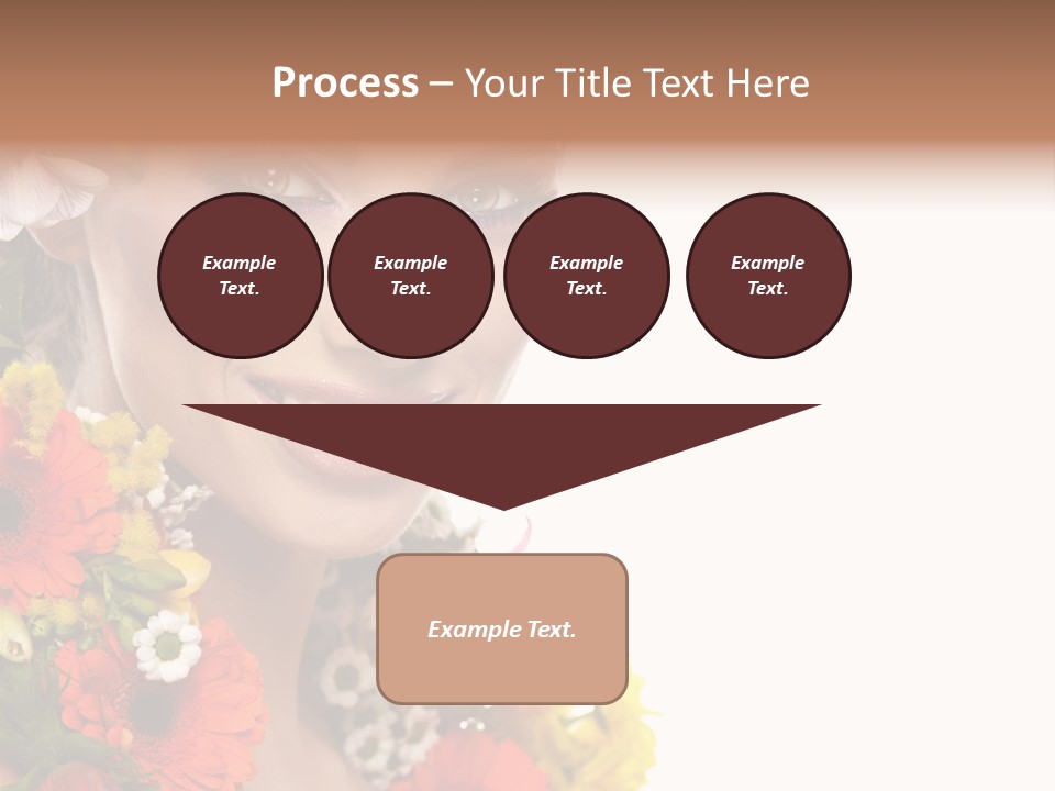 Spring Look Female PowerPoint Template