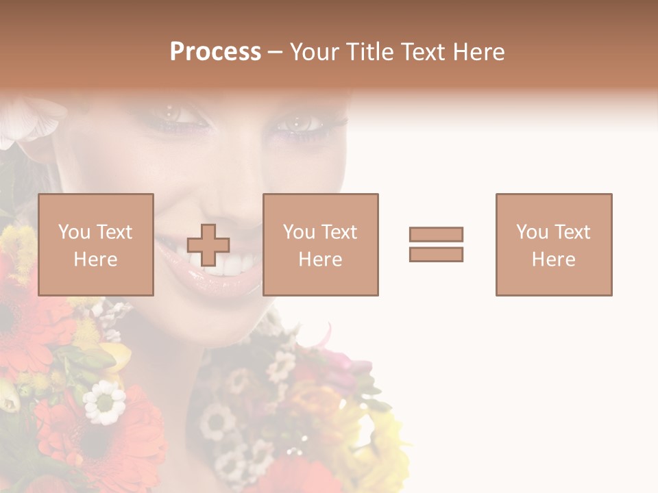 Spring Look Female PowerPoint Template