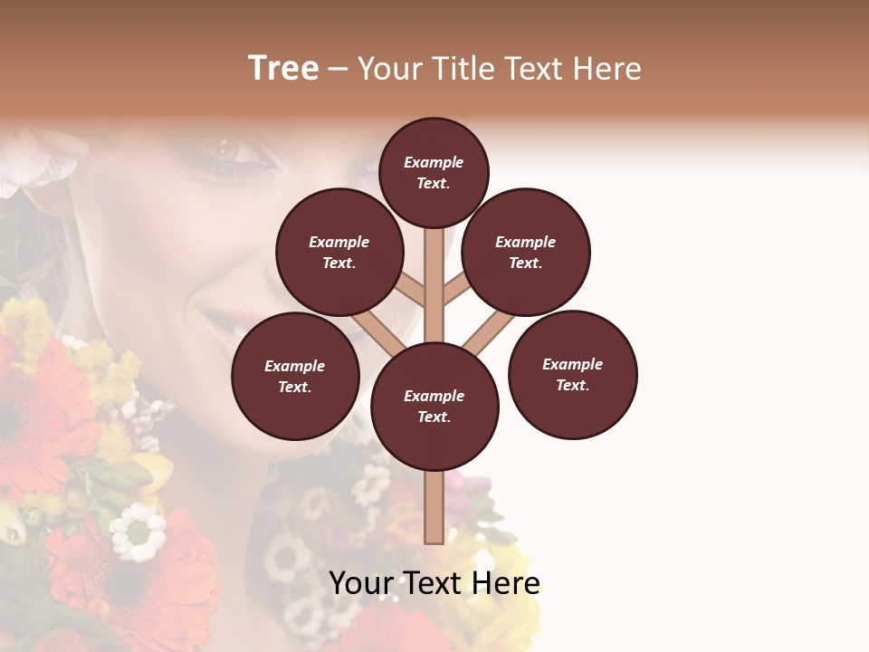 Spring Look Female PowerPoint Template