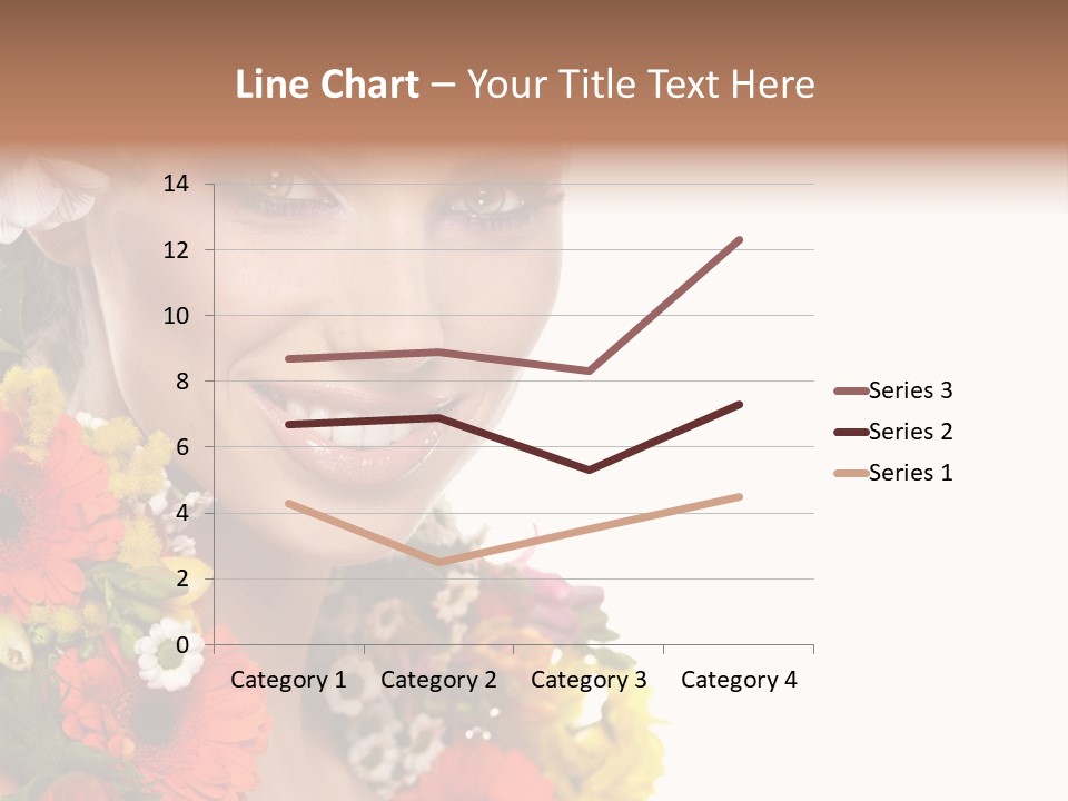 Spring Look Female PowerPoint Template