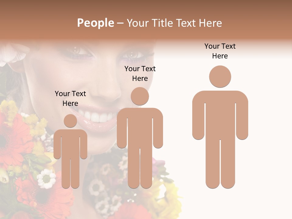 Spring Look Female PowerPoint Template