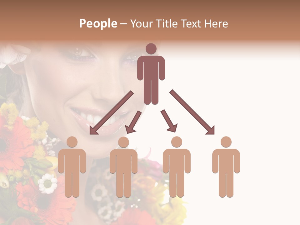 Spring Look Female PowerPoint Template