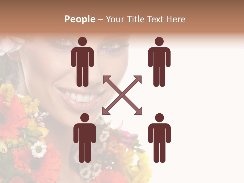 Spring Look Female PowerPoint Template