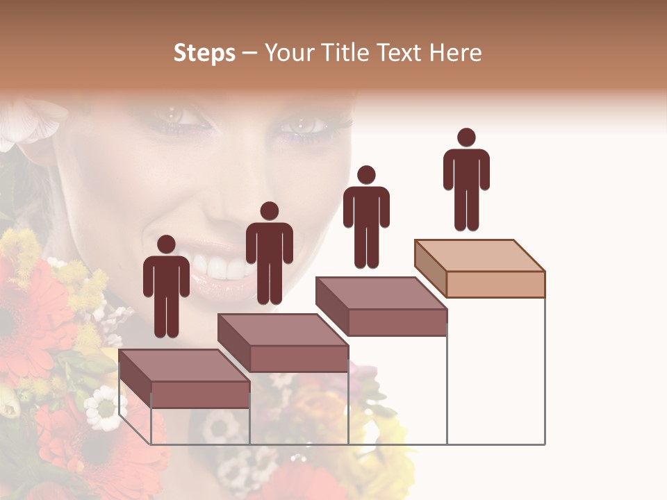 Spring Look Female PowerPoint Template