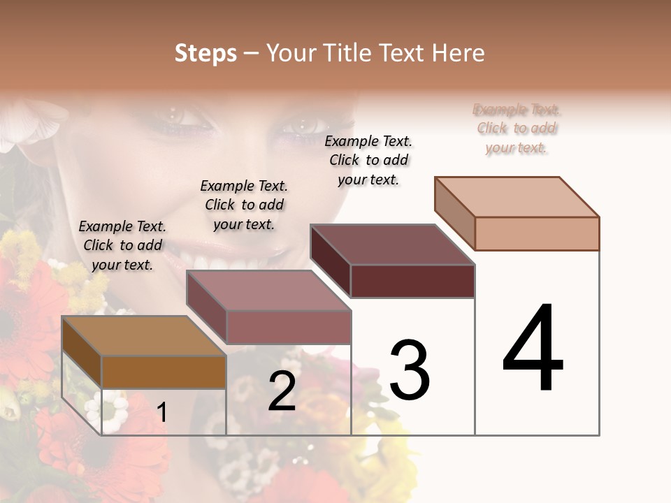 Spring Look Female PowerPoint Template