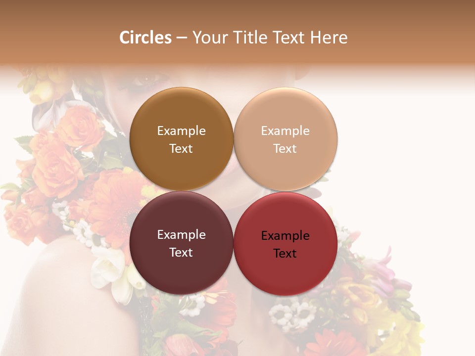 Skincare Closeup Happy PowerPoint Template